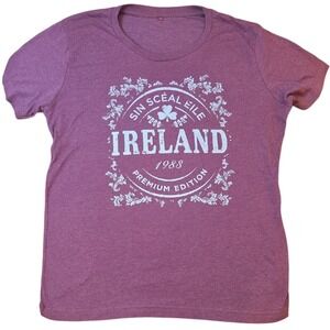 Ireland Sin Sceal Eile Irish Gaelic Women's Red Short Sleeve Graphic T-Shirt 16